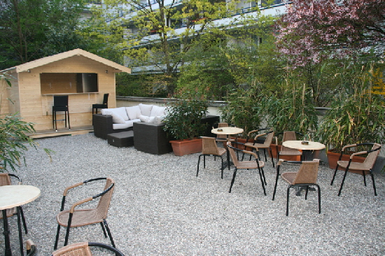 Dachgarten Studentenwohnheim Mnchen Clemensstr. 118