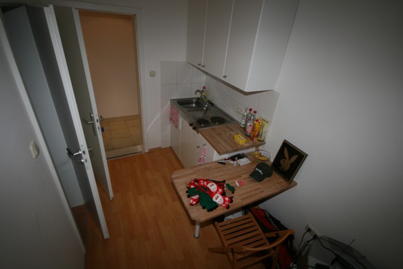Küche im Studentenwohnheim München Clemensstrasse Küche im Studentenwohnheim München Clemensstrasse